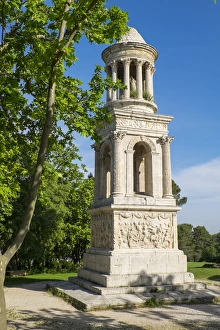 France, Saint Remy de Provence in Southern France, Glanum, a ruined Greco-Roman city