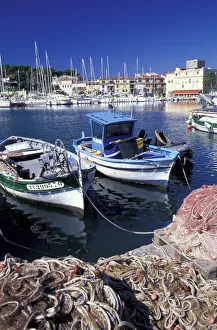 Fishing Net Prints: France, Sanary Sur Mer harbor