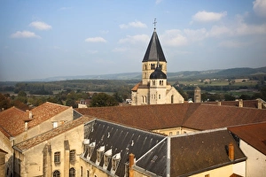 Images Dated 13th October 2010: France, Saone-et-Loire Department, Burgundy Region, Maconnais Area, Cluny, Cluny Abbey