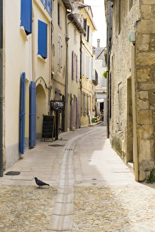 Alley Prints: France, Southern France, St. Remy. Narrow street scenes