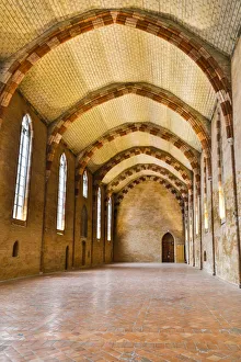 Simple Prints: France, Toulouse. Church of the Jacobins Great Hall