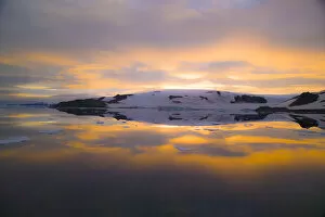 Franz Josef Land, Russia. Majestic Sunset