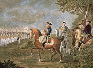 Belgium Prints: Frederick II the Great (1712-1786). King of Prussia (1740-1786)