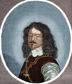 Modern Age Prints: Frederick III (1609-1670). King of Denmark and Norway from 1648 until his death