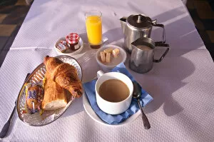 Images Dated 15th December 2005: A french breakfast, petite dejeuner in Paris, France. french, france, francaise
