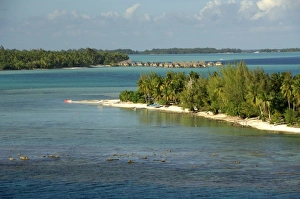 Private Prints: French Polynesia, Bora Bora. Teavanui Pass, only access through reef. Pearl Beach