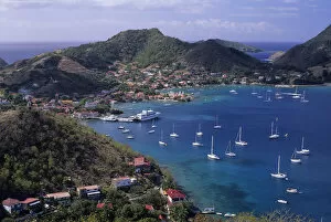 Images Dated 27th August 2008: French West Indies, Isle des Saintes, Terre-de-haut, near Guadeloupe, Bourg harbor