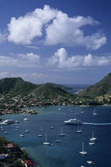 Images Dated 27th August 2008: French West Indies, Isle des Saintes, Terre-de-haut, near Guadeloupe, Bourg harbor