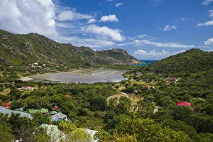 Images Dated 27th January 2017: French West Indies, St-Barthelemy. Anse de Grande Saline