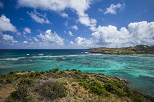 Images Dated 28th January 2017: French West Indies, St-Barthelemy. Anse du Grand-Cul-de-Sac bay