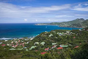 West Indies Prints: French West Indies, St-Barthelemy. Anse des Cayes