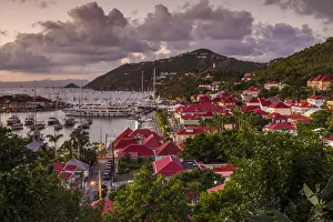 French West Indies, St-Barthelemy. Gustavia Harbor