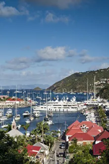 Images Dated 28th January 2017: French West Indies, St-Barthelemy. Gustavia Harbor