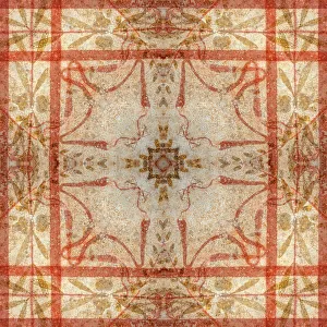 Montage Prints: Fresco abstract