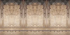 Montage Prints: Fresco abstract