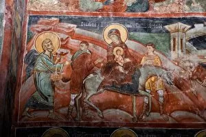 Images Dated 12th November 2006: Frescoes from the 14th Century Serbian Church, Sveti Jovan. - May not be used in