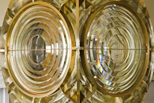 The Fresnel lens from the Anacapa Lighthouse, Anacapa Island, Channel Islands National Park