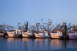 Fulton Harbor and oyster boats