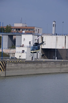 Images Dated 15th September 2009: Gabcikovo Locks & canal between Busapest & Bratislava