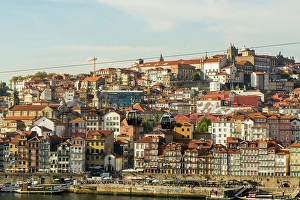 Cable Prints: Gaia Cable Car, Gaia district, Porto, Portugal