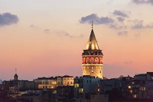 Istanbul Prints: Galata Tower. Istanbul. Turkey