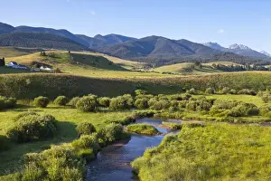 Gallatin National Forest Prints: The Gallatin Mountain Range above Spanish Creek in the Gallatin National Forest near Bozeman
