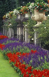 Vase Prints: Garden at Mirabell Palace, Salzburg, Austria