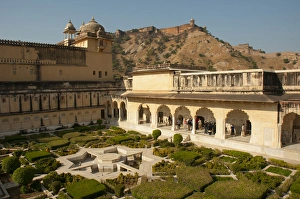 Formal Garden Prints: Garden in the Mughal style, Third Courtyard