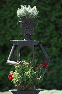 Keith And Rebecca Snell Prints: Garden Sculpture, Kingsbrea Gardens, Saint Anthony, New Brunswick, Canada