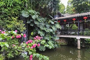 Garden Waterfall, Panxi Restaurant, Lichi Bay, Guangzhou, China
