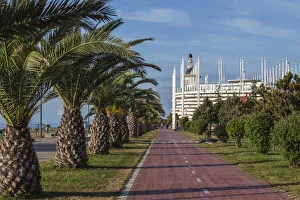Eurasia Prints: Georgia, Batumi Boulevard and seaside promenade