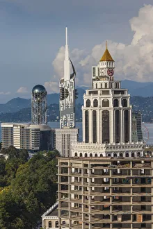 Architecture Prints: Georgia, Batumi. View of city skyline