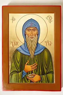 Images Dated 25th September 2014: Georgia, Kakheti. Religious art at the David Gareja Monastery