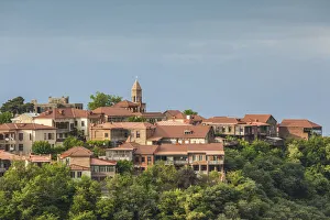 Eurasia Prints: Georgia, Kakheti, Sighnaghi. Town view