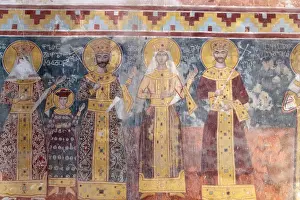 Kutaisi Prints: Georgia, Kutaisi. Religious artwork inside the Gelati Monastery