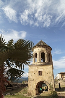 Kutaisi Prints: Georgia, Kutaisi. A tower in the Gelati Monastery complex