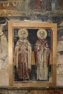 Images Dated 20th September 2014: Georgia, Mtskheta. Religious art in the Svetitskhoveli Cathedral