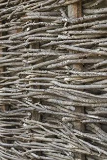 Architecture Prints: Georgia, Tbilisi. Open Air Museum of Ethnography, traditional wooden fence