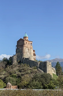 Images Dated 26th September 2014: Georgia, Telavi. Gremi Monastery as seen from the road