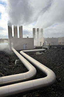 Images Dated 19th July 2010: Geothermal Plant, Iceland
