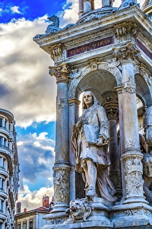 Spiritual Prints: Gerard Audran Statue, Jacobins Fountain