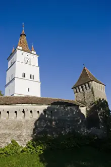 Brasov Prints: The german fortified church of Harman (Honigberg) in Transsilvania