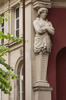 Deutschland Prints: Germany, Baden-Wurttemburg, Baden-Baden, building detail