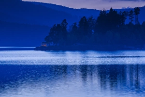 Images Dated 28th October 2014: Germany, Baden-Wurttemburg, Black Forest, Schluchsee, Schluchtsee lake, dusk