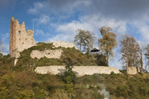 Images Dated 23rd October 2014: Germany, Baden-Wurttemburg, Black Forest, Schenkenzell, ruins of Schloss Schenkenburg