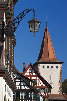 Images Dated 24th October 2014: Germany, Baden-Wurttemburg, Black Forest, Gengenbach, buildings along the Hauptstrasse