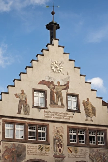 Images Dated 23rd October 2014: Germany, Baden-Wurttemburg, Black Forest, Schiltach, traditional building details, fall