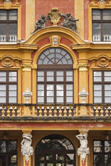Images Dated 20th October 2014: Germany, Baden-Wurttemburg, Ludwigsburg, Schloss Favorite Palace, detail