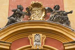 Images Dated 20th October 2014: Germany, Baden-Wurttemburg, Ludwigsburg, Schloss Favorite Palace, detail