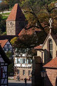 World Locations Prints: Germany, Baden-Wurttemburg, Maulbronn, Kloster Maulbronn Abbey, buildings of